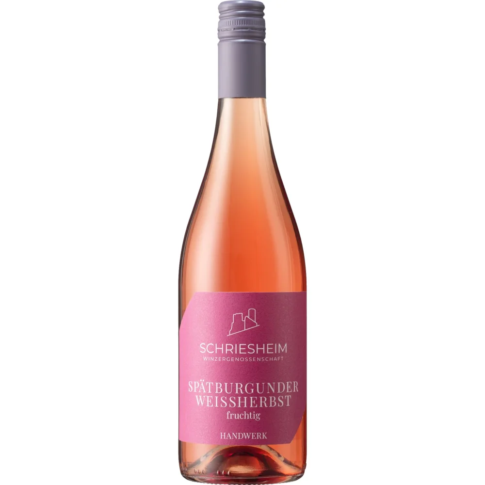 Schriesheimer Handwerk Spätburgunder Weißherbst, Feinherb, Baden, Baden, 2024, Roséwein