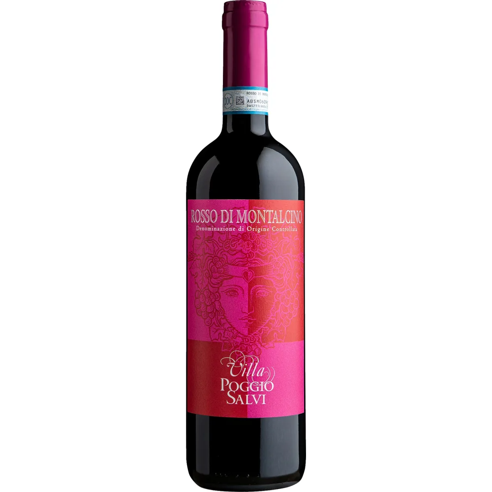Villa Poggio Salvi Rosso, Rosso di Montalcino DOC, Toskana, 2024, Rotwein