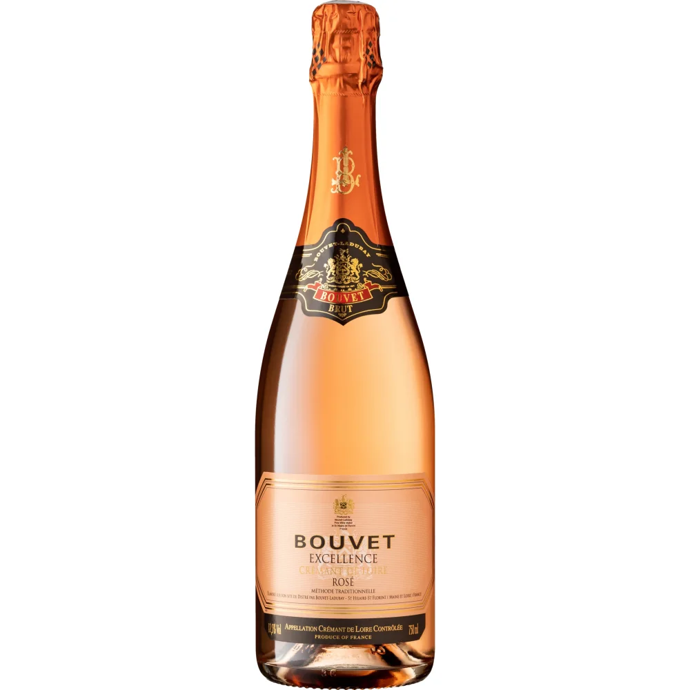 Bouvet Crémant Excellence Rosé, Brut, Crémant de Loire AOP, Loire, Schaumwein