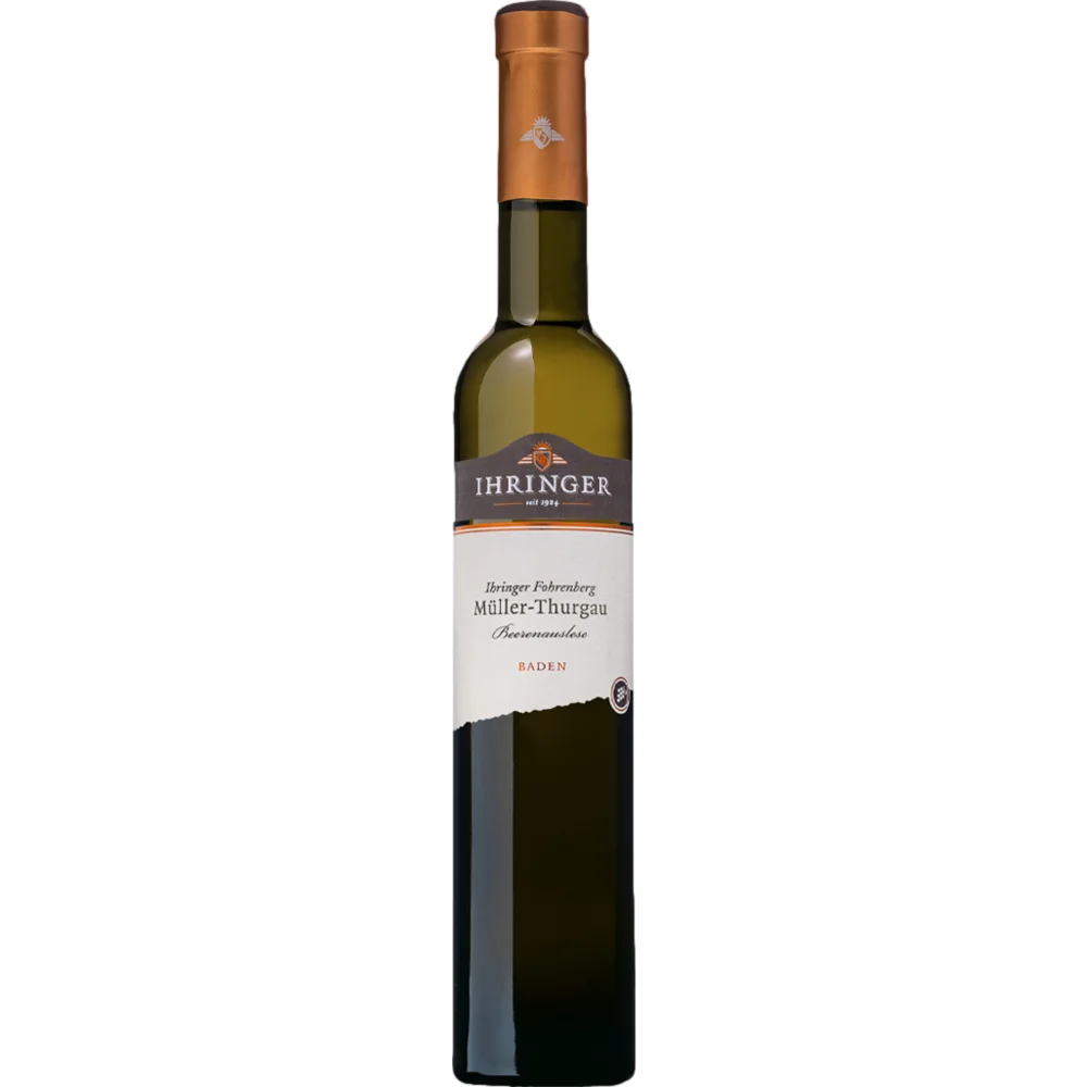 Ihringer Fohrenberg Müller-Thurgau Beerenauslese, Edelsüß, Baden, 0,375 L, Baden, 2018, Weißwein