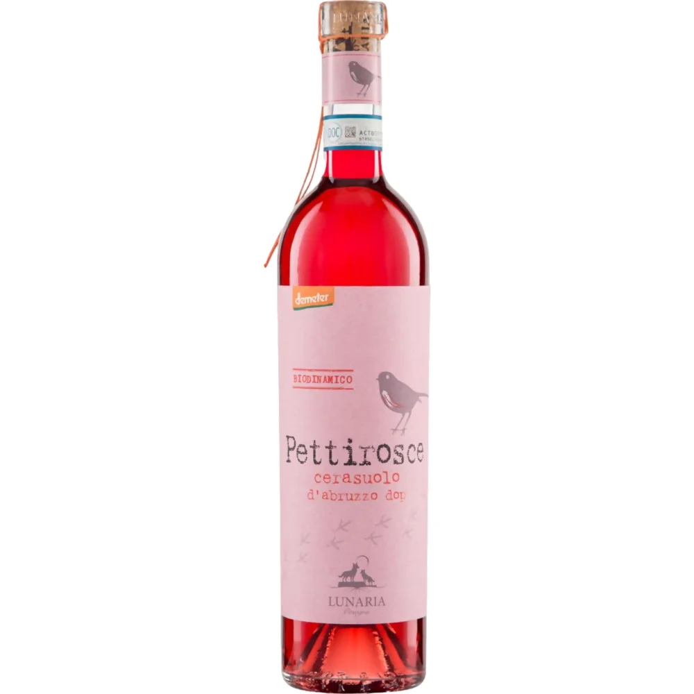Lunaria Pettirosce Cerasuolo Bio, Cerasuolo d'Abruzzo DOP, Abruzzen, 2025, Roséwein