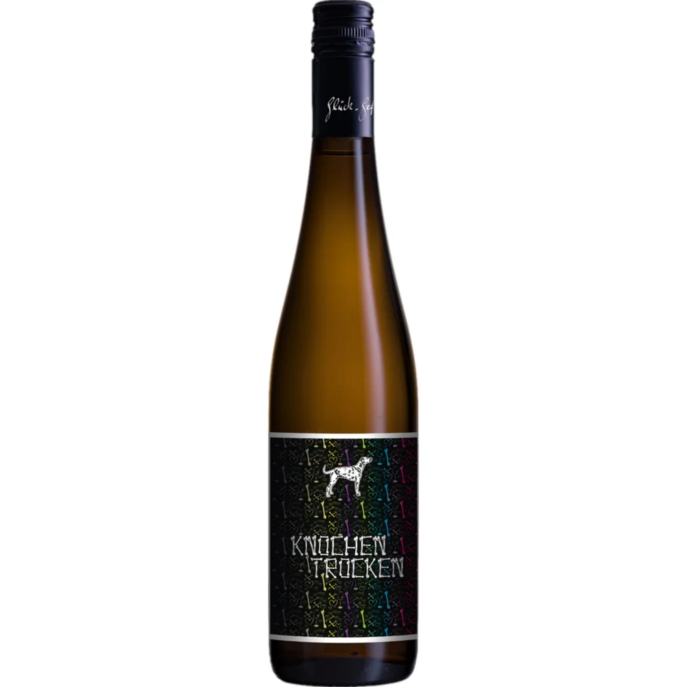Der Glücksjäger Knochentrocken, Trocken, Pfalz, Pfalz, 2024, Weißwein