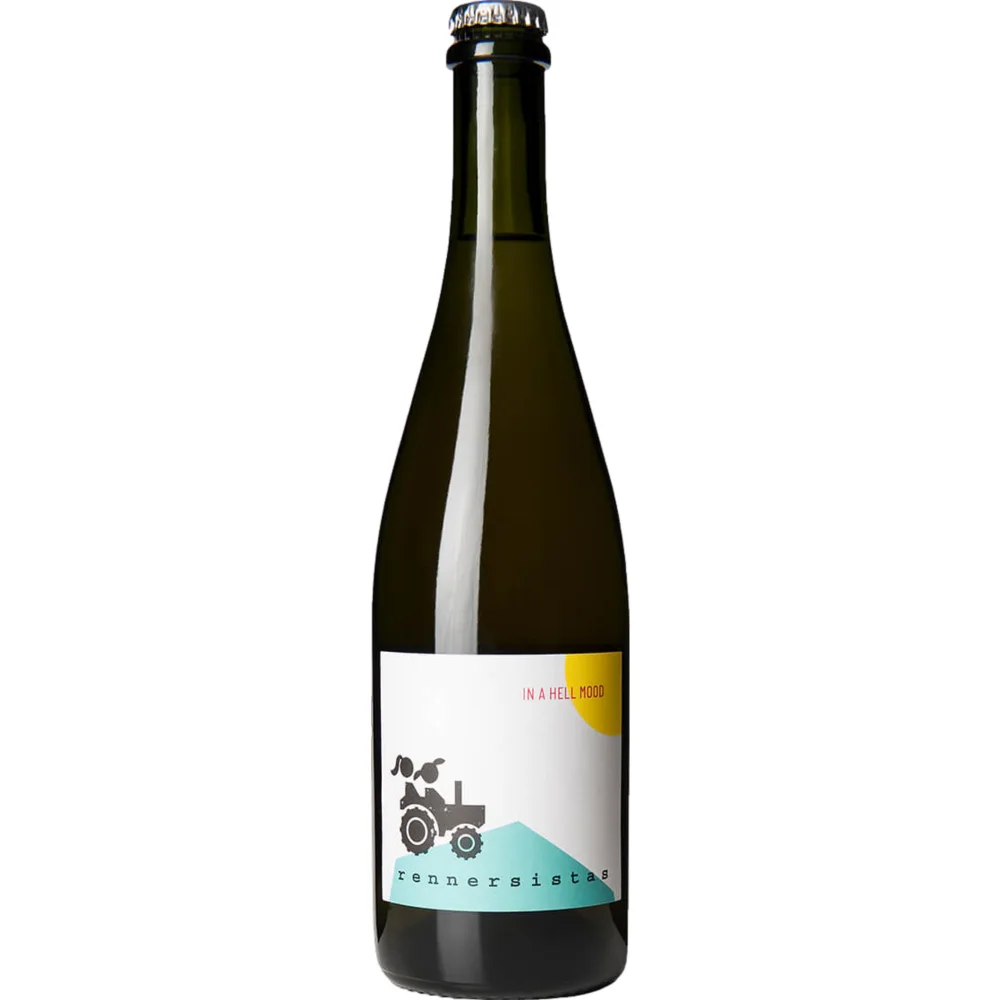 Rennersistas In A Hell Mood Bio, Trocken, Österreich, Burgenland, 2022, Perlwein / Secco