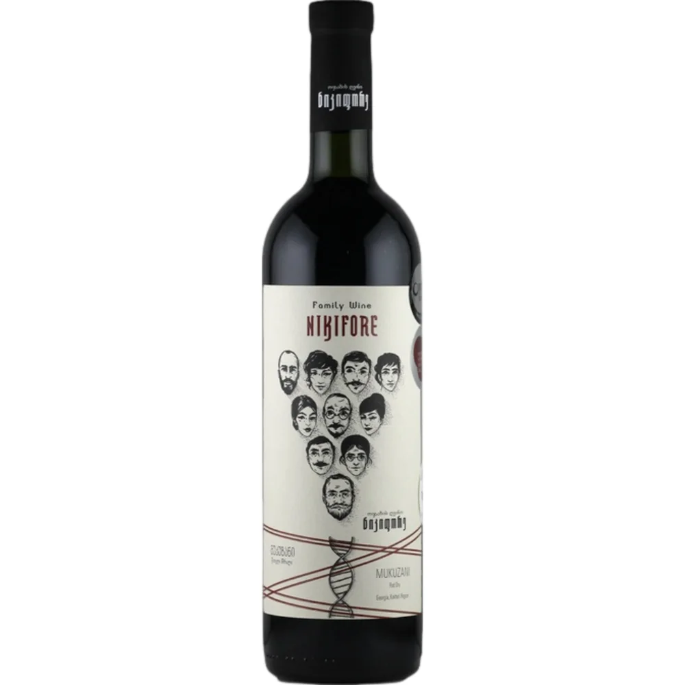 Nikifore Mukuzani, Trocken, Georgien, Kakheti, Rotwein