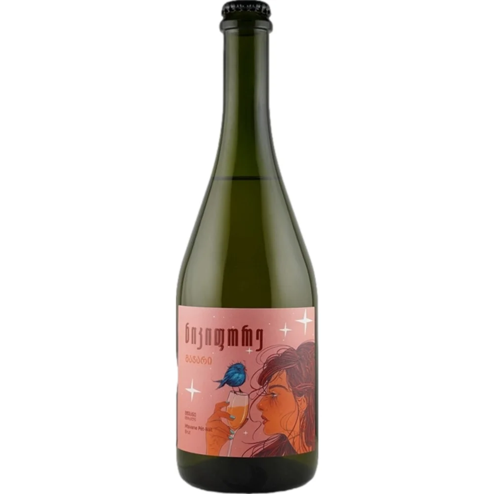 Nikifore Pet Nat Mtsvane, Brut Nature, Georgien, Kakheti, Perlwein / Secco