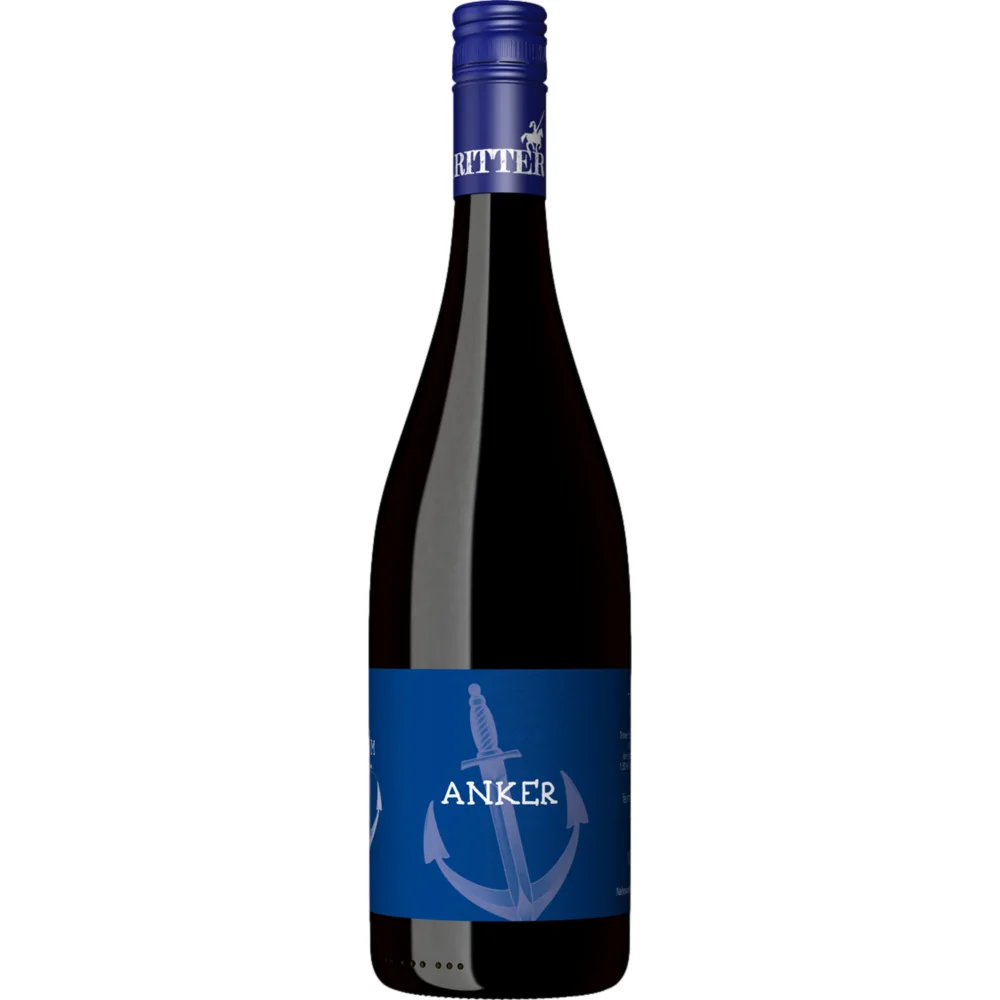 Ritter Anker Dornfelder, Feinherb, Nahe, Nahe, 2025, Rotwein
