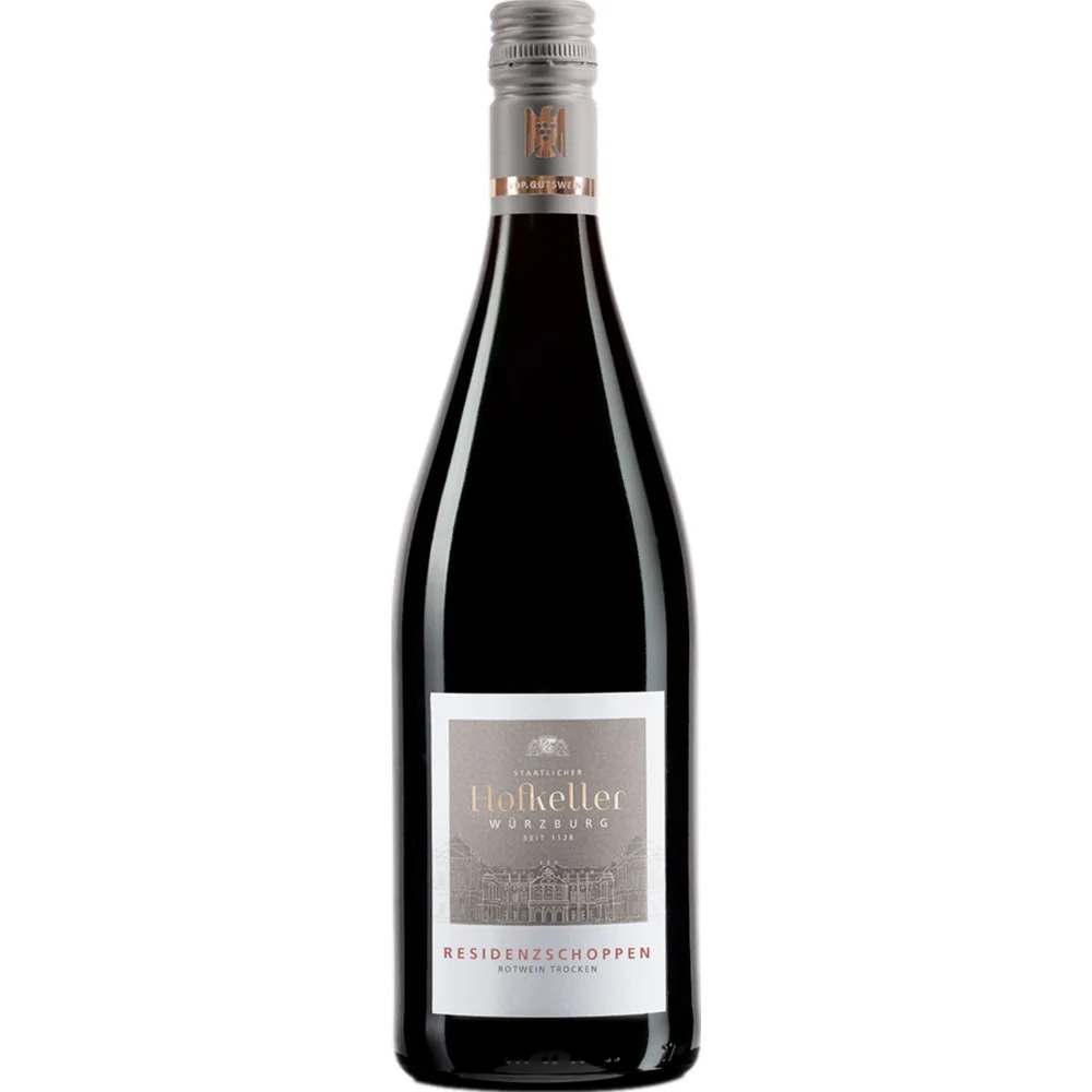 Staatlicher Hofkeller Residenzschoppen Rot, Trocken, Franken, 1,0 L, Franken, Rotwein