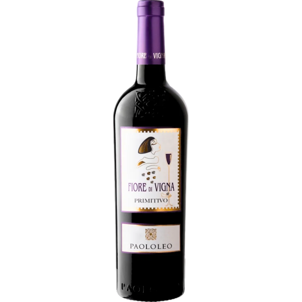 Paololeo Fiore di Vigna Primitivo, Salento IGP, Apulien, 2021, Rotwein