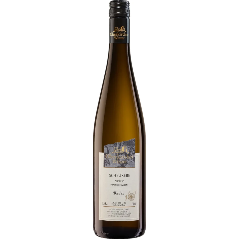 Oberkircher Scheurebe Auslese, Süß, Baden, Baden, 2023, Weißwein