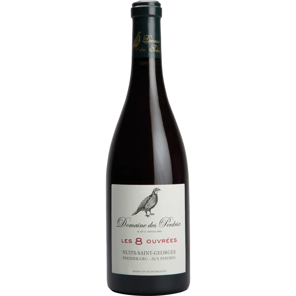 Domaine des Perdrix Les 8 Ouvrées, Nuits-Saint-Georges 1er Cru AOP, Burgund, 2020, Rotwein