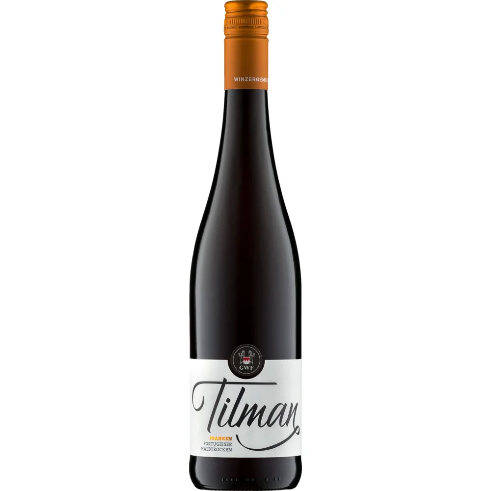 Tilman Portugieser, Halbtrocken, Franken, Franken, 2024, Rotwein