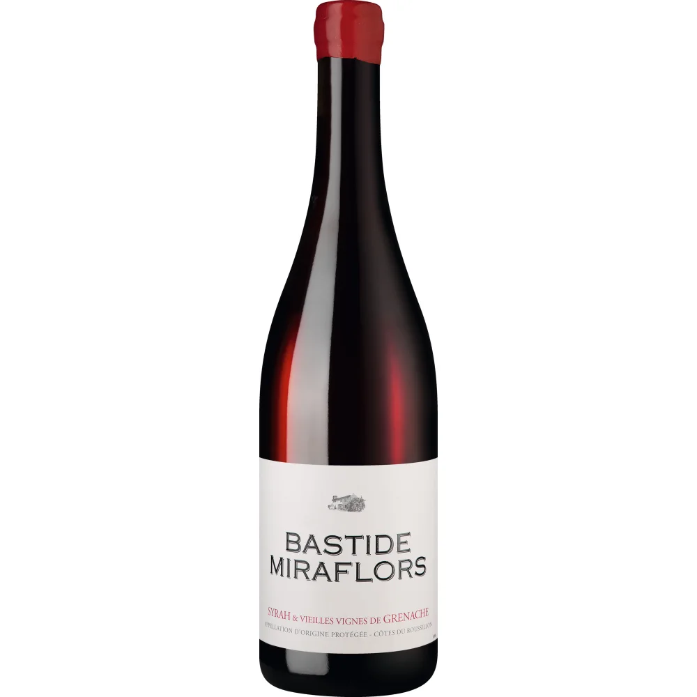 Bastide Miraflors, Côtes du Roussillon AOP, Languedoc-Roussillon, 2023, Rotwein