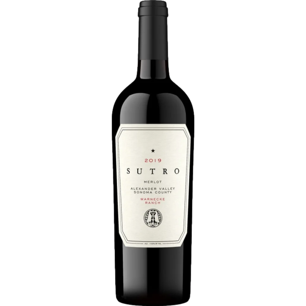 Sutro Warnecke Ranch Merlot, Alexander Valley, Kalifornien, 2019, Rotwein