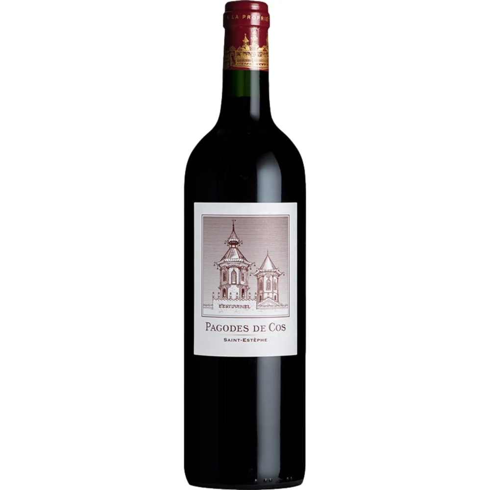 Les Pagodes de Cos, Saint-Estèphe AOP, Bordeaux, 2015, Rotwein