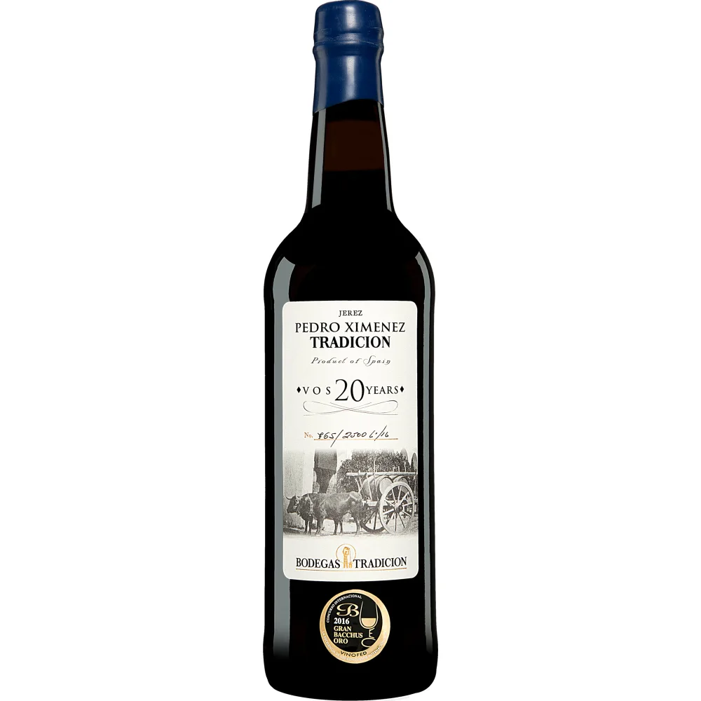 Tradición Pedro Ximénez »V.O.S. 20 Años« 0.75L 15% Vol. Sehr Süß aus Spanien