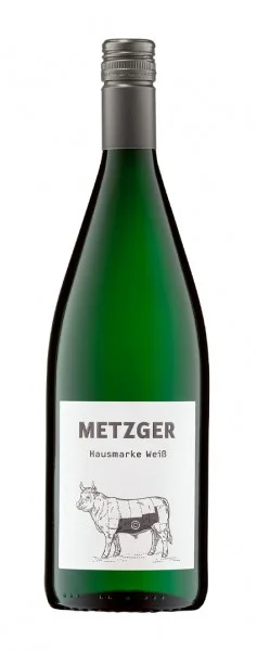 Weingut Metzger Hausmarke Weiß Liter 2025