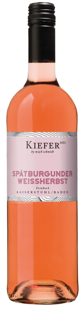 Friedrich Kiefer Eichstetter Herrenbuck Spätburgunder Weißherbst mild