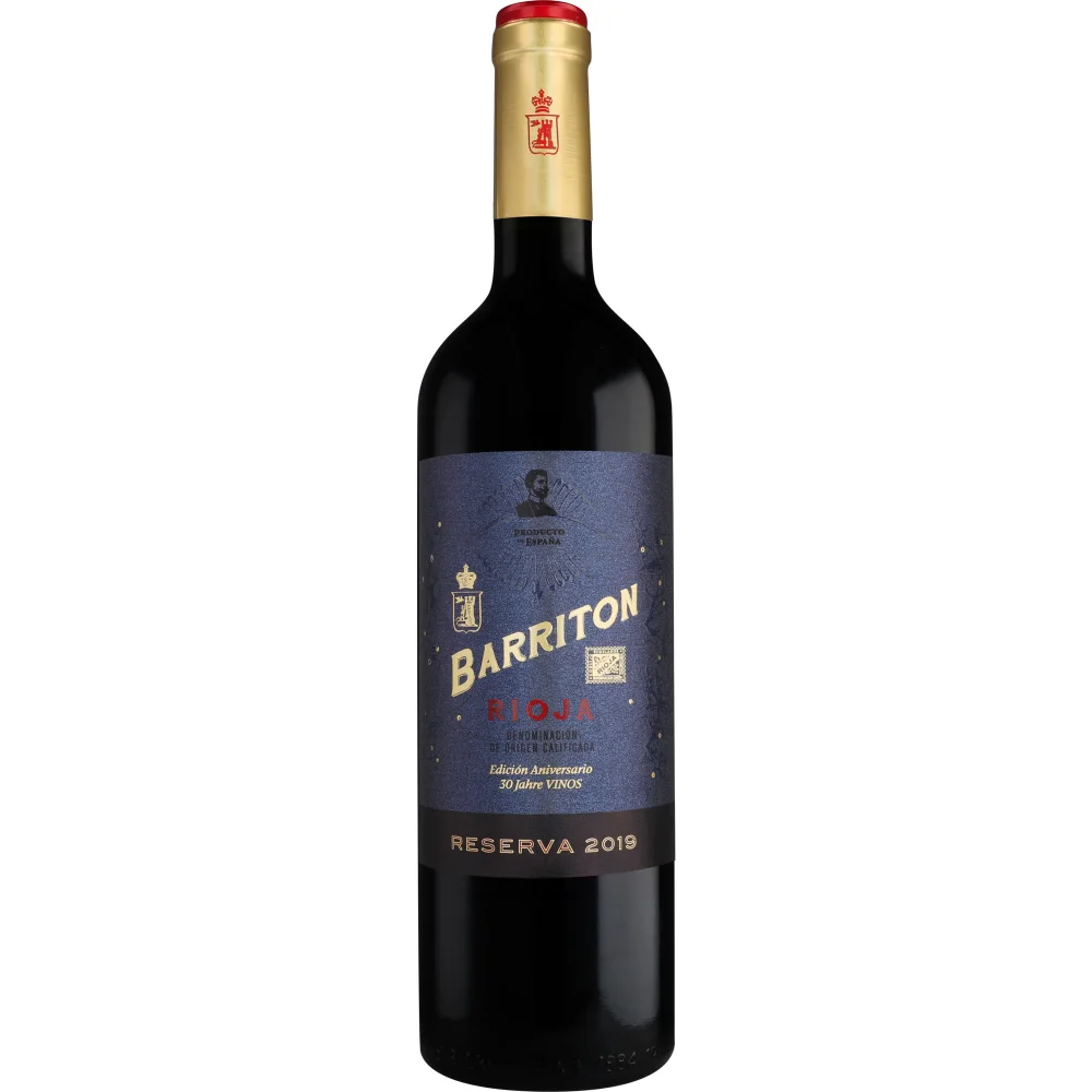 Barriton Reserva Edición Aniversario 2019 0.75L 14% Vol. Rotwein Trocken aus Spanien