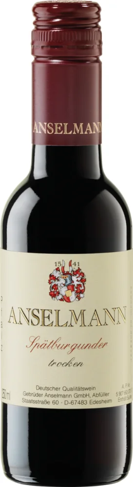 Anselmann Spätburgunder 0,25 L