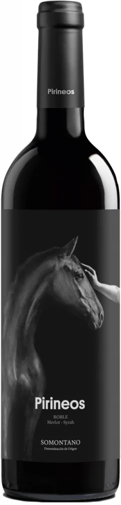 Bodega Pirineos "Black Horse" Tinto Roble Somontano D.O.
