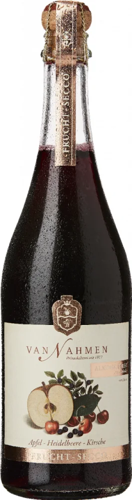 Van Nahmen Frucht-Secco Apfel-Heidelbeere-Kirsche - Alkoholfrei