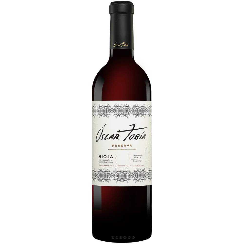 Óscar Tobía Reserva 2018 0.75L 15% Vol. Rotwein Trocken aus Spanien
