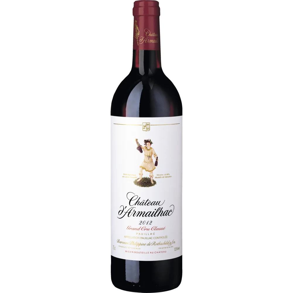 Château d'Armailhac, Pauillac A.C., 5ème Cru Classé, Bordeaux, 2012, Rotwein