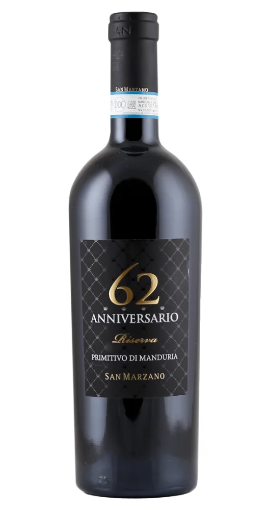 San Marzano 62 Anniversario Primitivo di Manduria Riserva 2020
