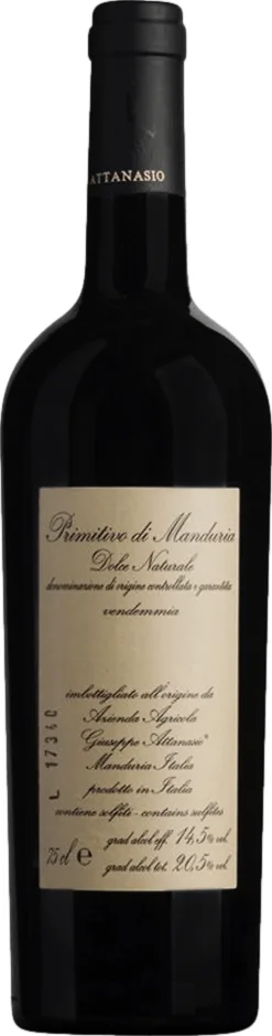 Attanasio Primitivo di Manduria Dolce Naturale 2019