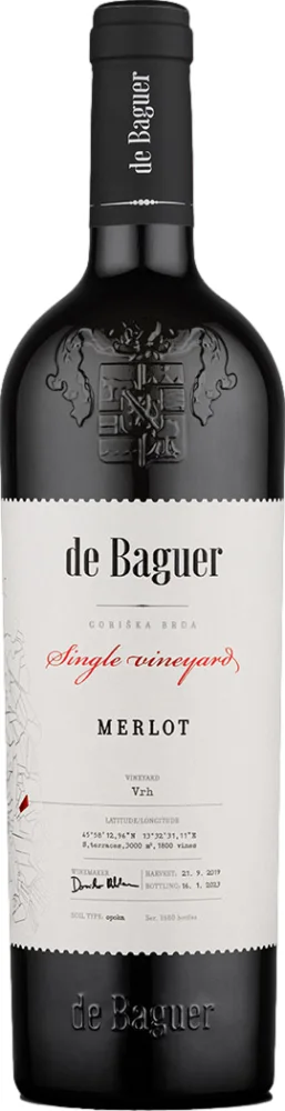 Klet Brda De Baguer Single Vineyard Merlot 2019