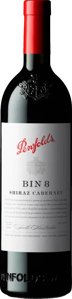 Penfolds Bin 8 Cabernet Shiraz 2021