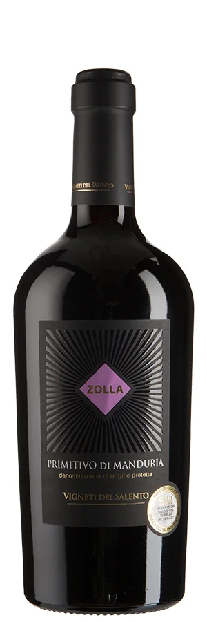 Zolla Primitivo di Manduria (2021) - Farnese Vini - Rotwein aus Apulien, Italien