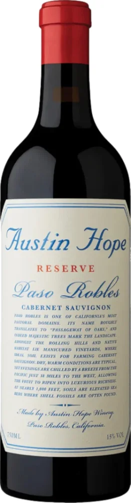 Austin Hope Cabernet Sauvignon Reserve 2021