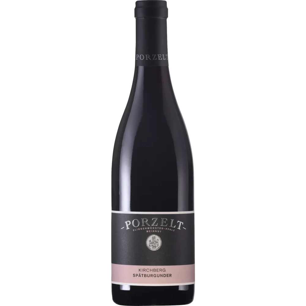 Porzelt Kirchberg Spätburgunder Bio, Trocken, Pfalz, Pfalz, 2018, Rotwein