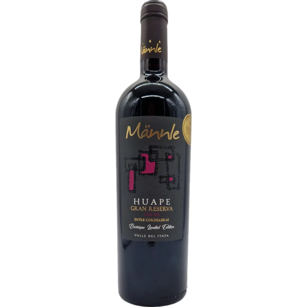Viña Männle Huape Entre Cordilleras Gran Reserva, Valle del Itata, Valle del Itata, 2021, Rotwein