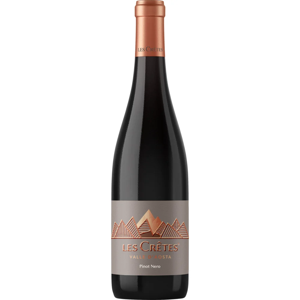 Les Crêtes Pinot Nero, Valle D'Aosta DOP, Aosta-Tal, 2023, Rotwein