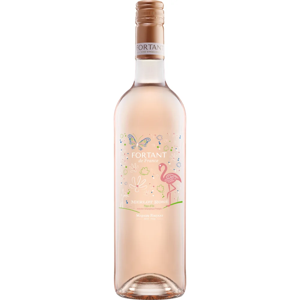 Fortant de France Merlot Rosé Special Edition, Pays d'Oc IGP, Languedoc-Roussillon, 2025, Roséwein