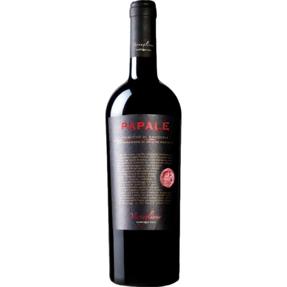 Varvaglione Papale Primitivo di Manduria, Primitivo di Manduria DOC, Apulien, 2023, Rotwein