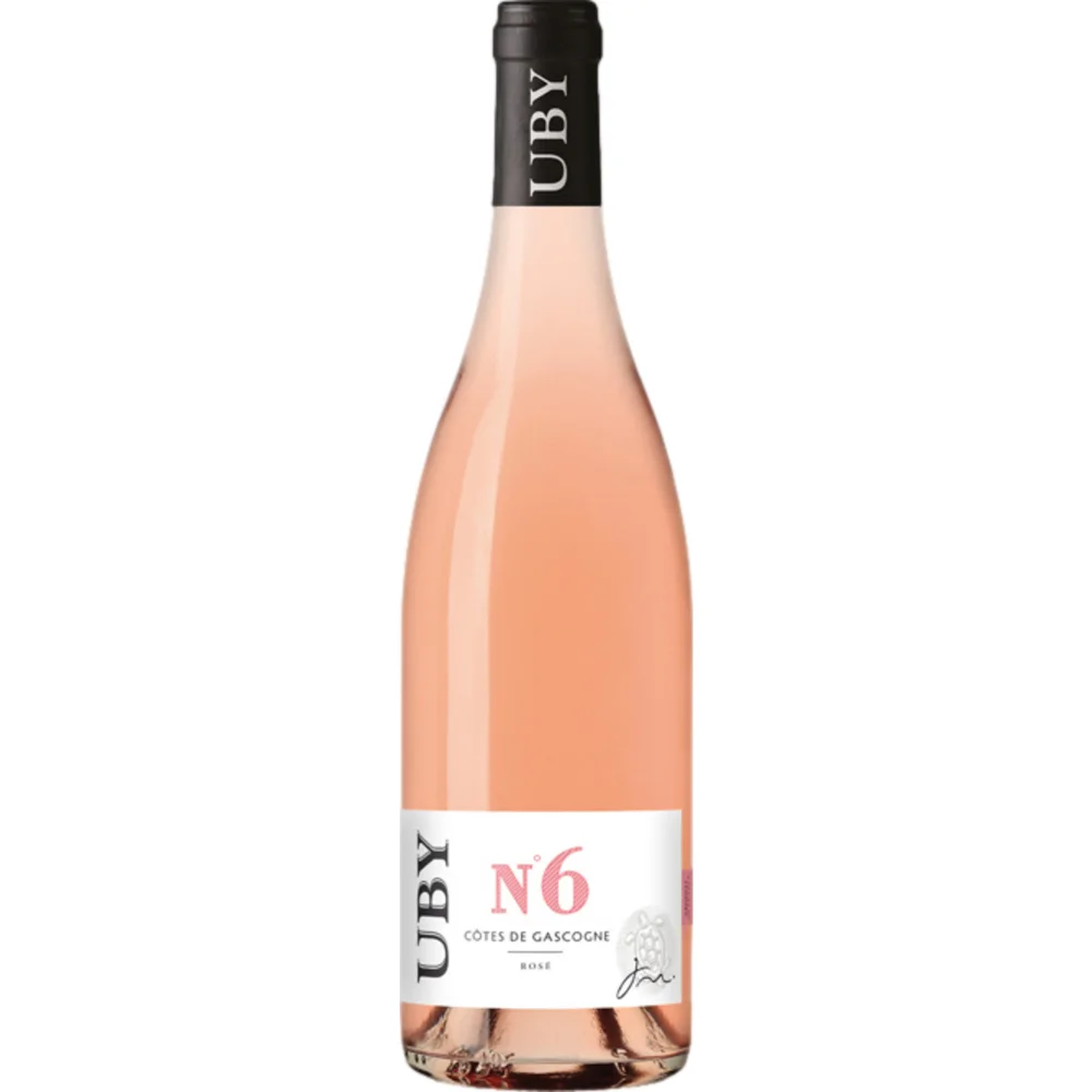 Uby No°6 Rosé, Côtes de Gascogne IGP, Südwestfrankreich, 2025, Roséwein